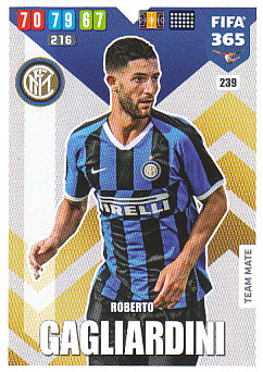 Roberto Gagliardini Internazionale Milano 2020 FIFA 365 #239